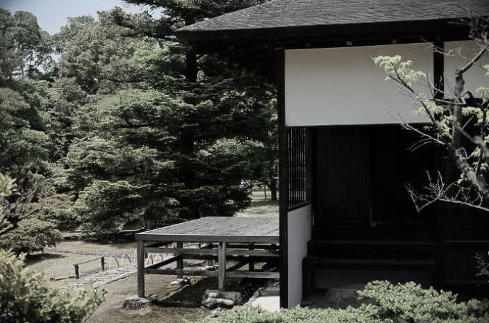 Tsukimidai at Katsura Rikyu.