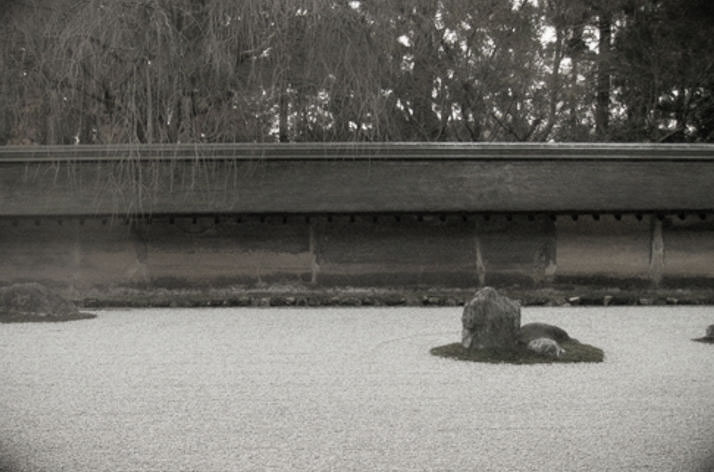 Ryoan-ji Temple in Kyoto.