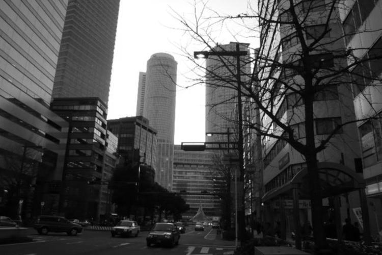 the street in front of JR Nagoya Station