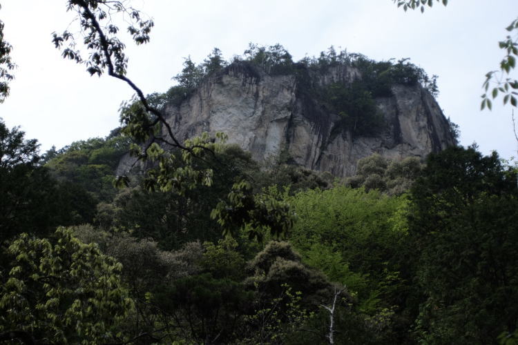 Mt. Chiiwa, a free-climbing spot in Japan.