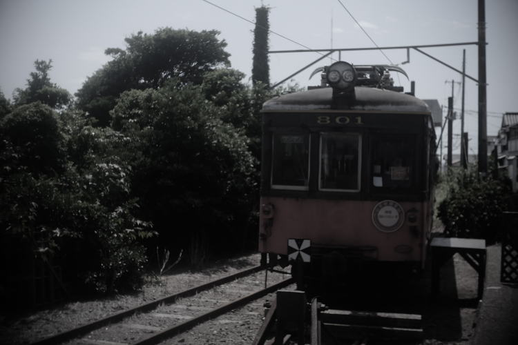 Old Choshi Dentetsu train at Tokawa Sation