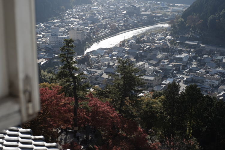 Overlooking Gujo Hachiman Town 