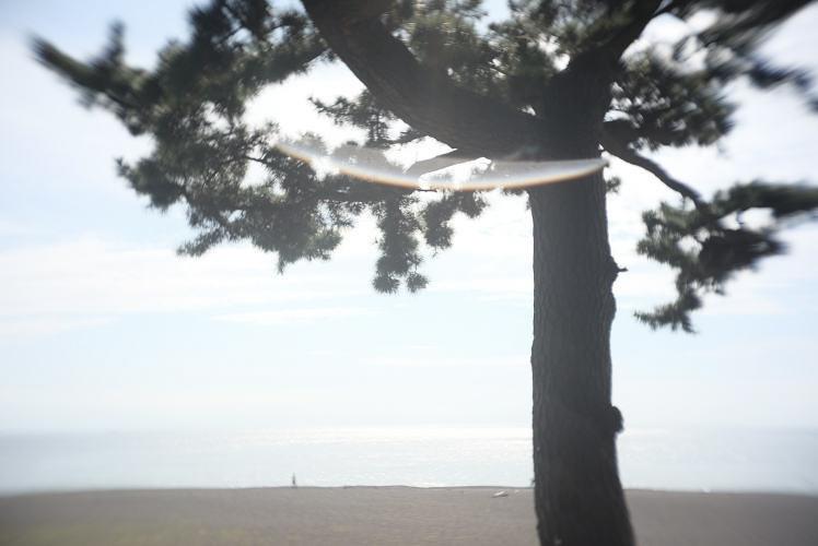 Miho Beach, a photo taken with a Speed Anastigmat 25mm f1.5 lens.