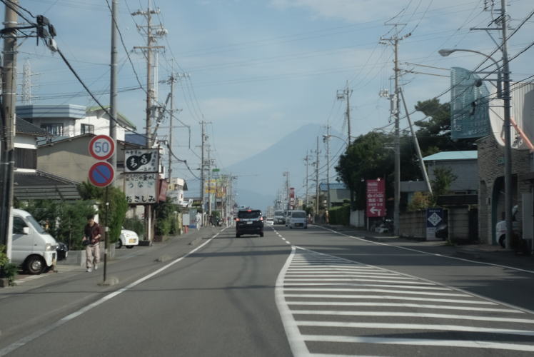 Mount Fuji seen from Miho Town