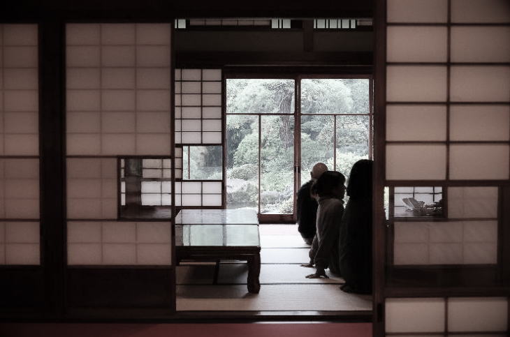 Japanese room at Yamamoto-tei in Shibamata.