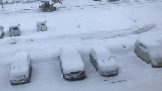 Heavey snow in Aomori
