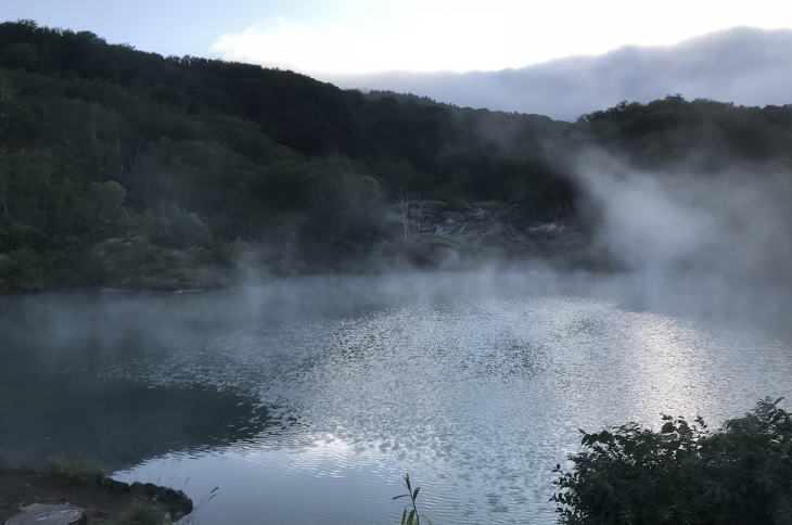 Jigokunuma Pond in the Hakkoda Mountains.