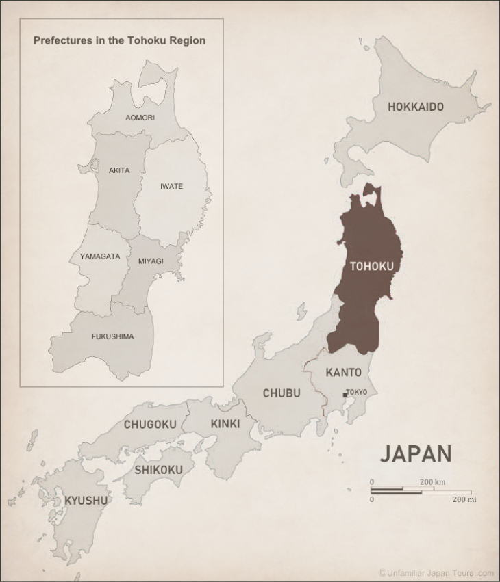 tohoku map