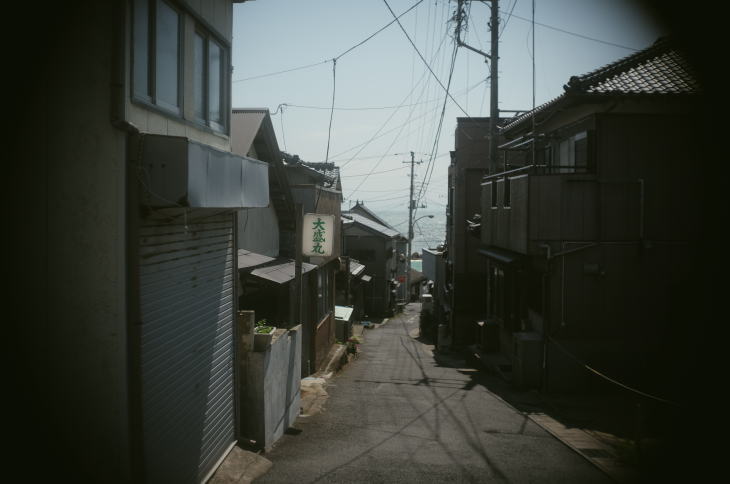 A street in Tokawa, Chiba.