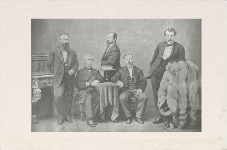 Horace Capron and other government advisors from America 