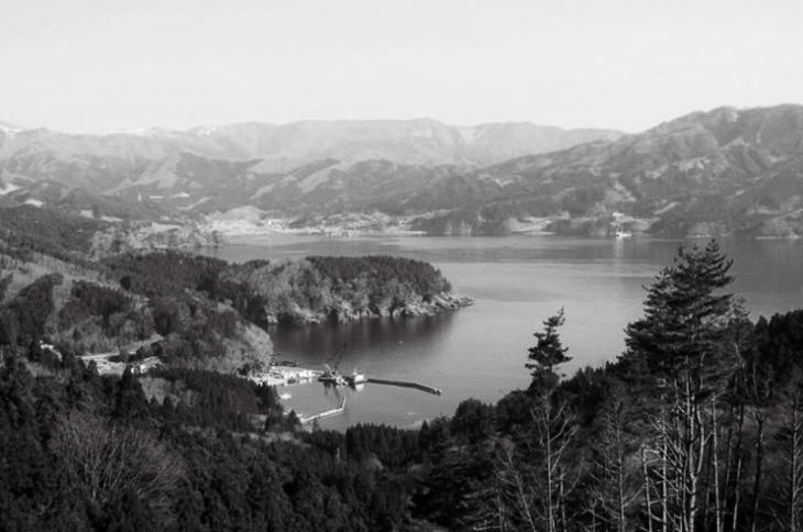 Ofunato Port in Iwate, Japan