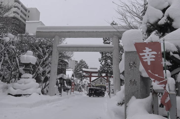 Utou Shrine in Aomori.