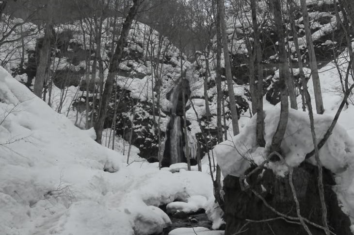 Kumoi Falls at Oirase Keiryu.