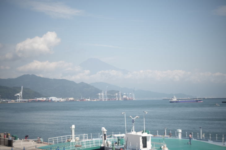 Shimizu Port and Mount Fuji