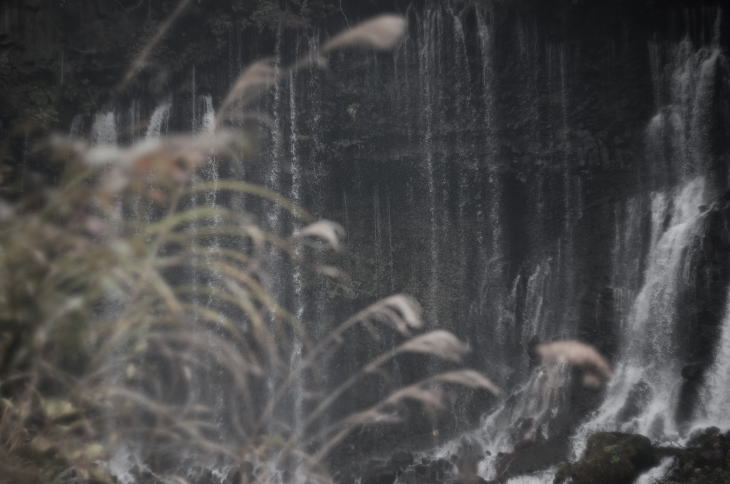 Shiraito Falls near Mount Fuji.