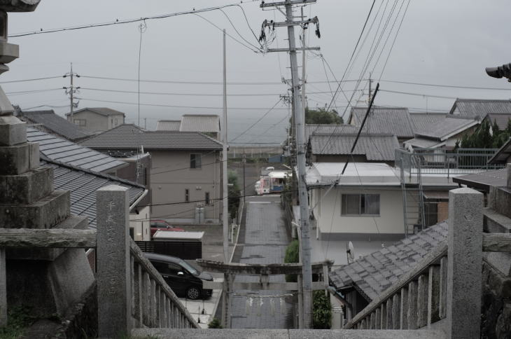 Yui Town near Shimizu Port.