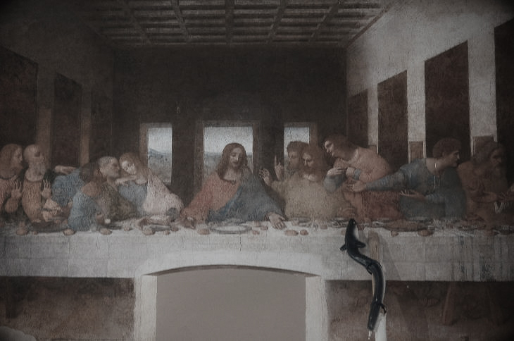 Replica of "The Last Supper."