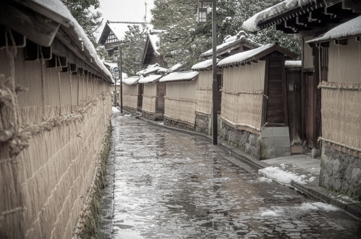 Nagamachi samurai house district.