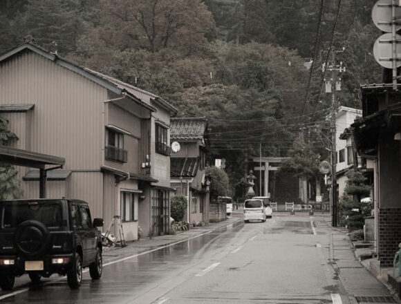 Tsurugi Town in Hakusan City, Ishikawa Prefecture.