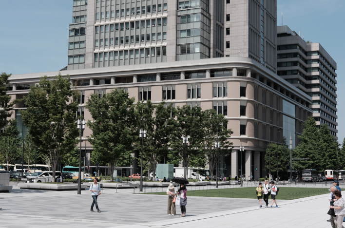 The Marunouchi Building was rebuilt in 2002.