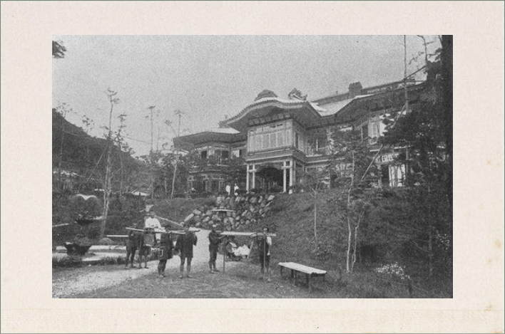 Fujiya Hotel at Miyanoshita, Hakone, circa 1897.