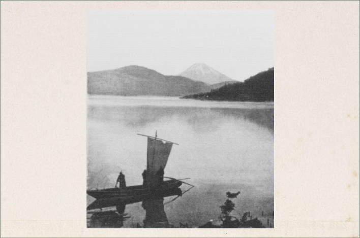 "Fujiyama from Hakone Lake," taken in 1900 by Mary Crawford Fraser.