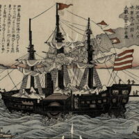 Black ship in 1853.