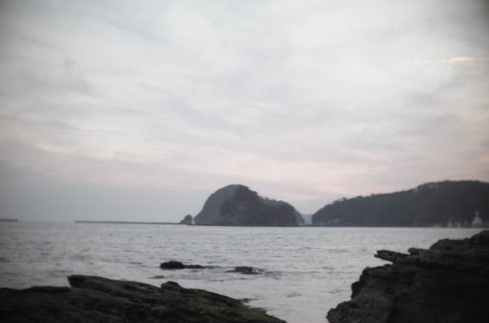 A view of Shimoda Bay from Bentenjima Island.