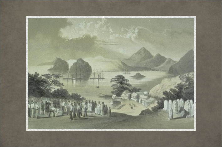 Gyokusenji Temple in 1856.